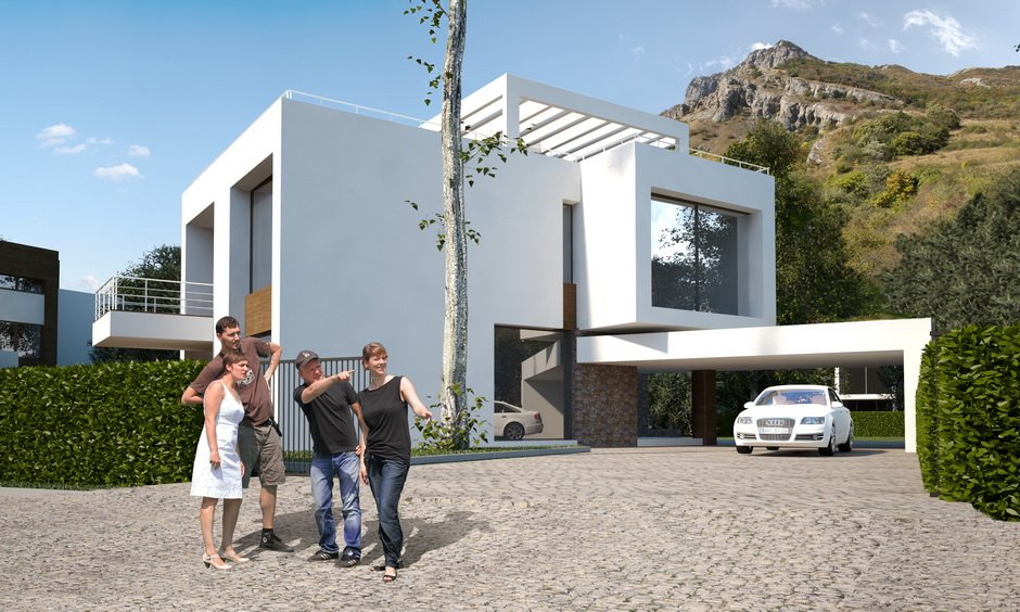 проект дома в Крыму, архитектурное бюро qbarchitecture, Кирилл Бабеев