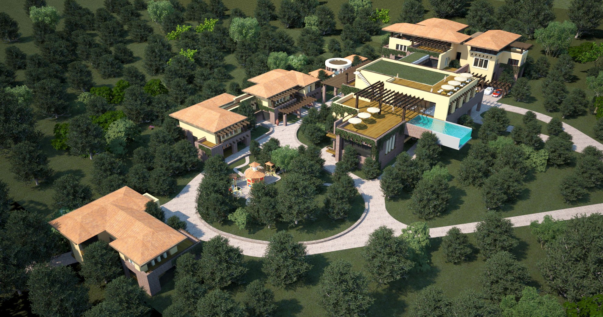 Проект гостиницы в Крыму, архитектор Кирилл Бабеев qb architecture