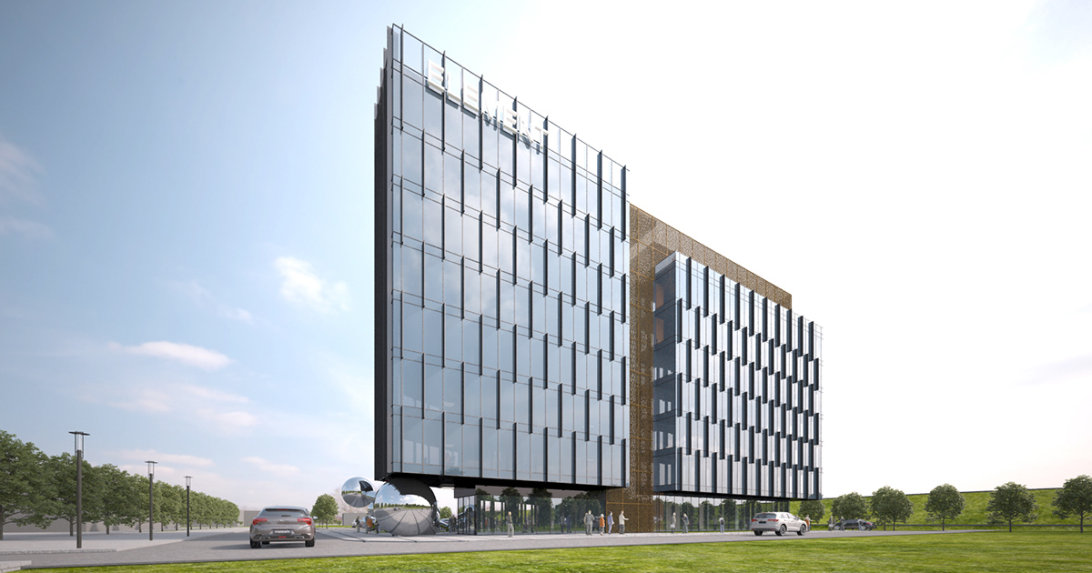 Проект офисного центра в Симферополе | qb architecture